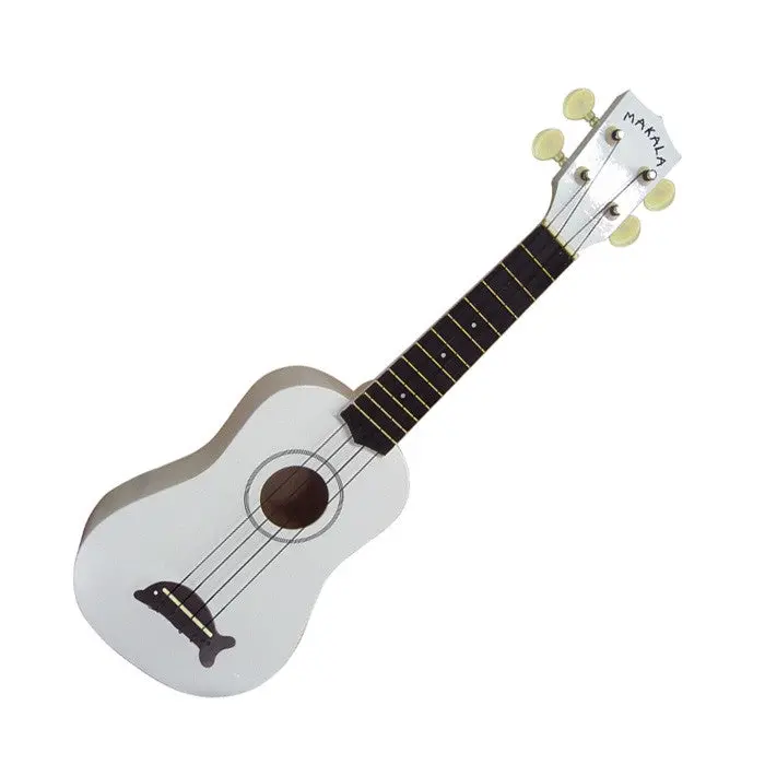 Makala Pearl White Dolphin Ukeulele 1
