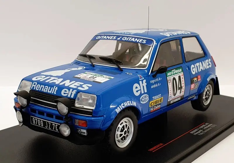 Ixo 1/18 Scale 18Rmc043a - 1978 Renault 5 Alpine #4 Rally Bandama 1