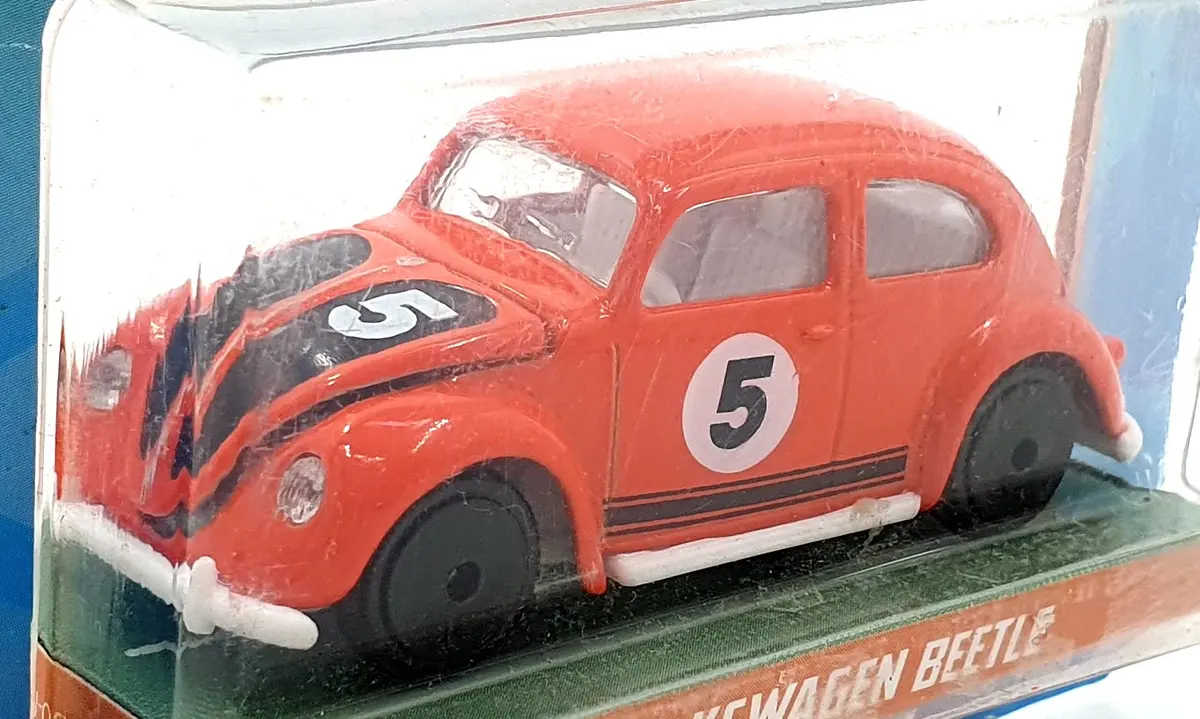 Jada Toys 1/64 Scale 100426J - Volkswagen Beetle #5 - Orange 1