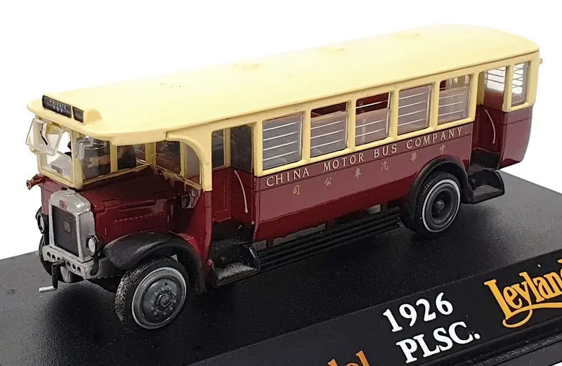 Abc Models 1/76 Scale 001001 - 1926 Plsc Leyland Lion 2Dr Bus Cmb - Cream/Dk Red 1