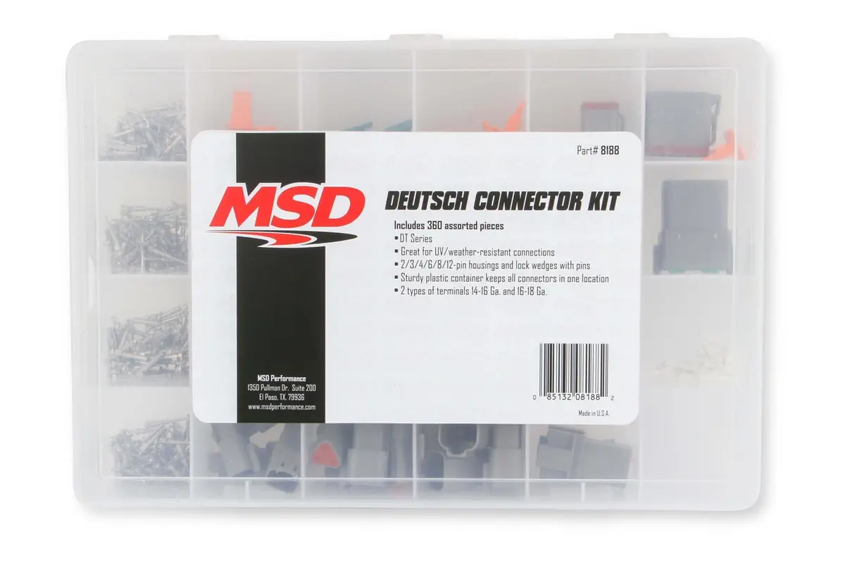 Msd Deutsch Dtm-Series Wiring Connector Kit For Race Electronics 1