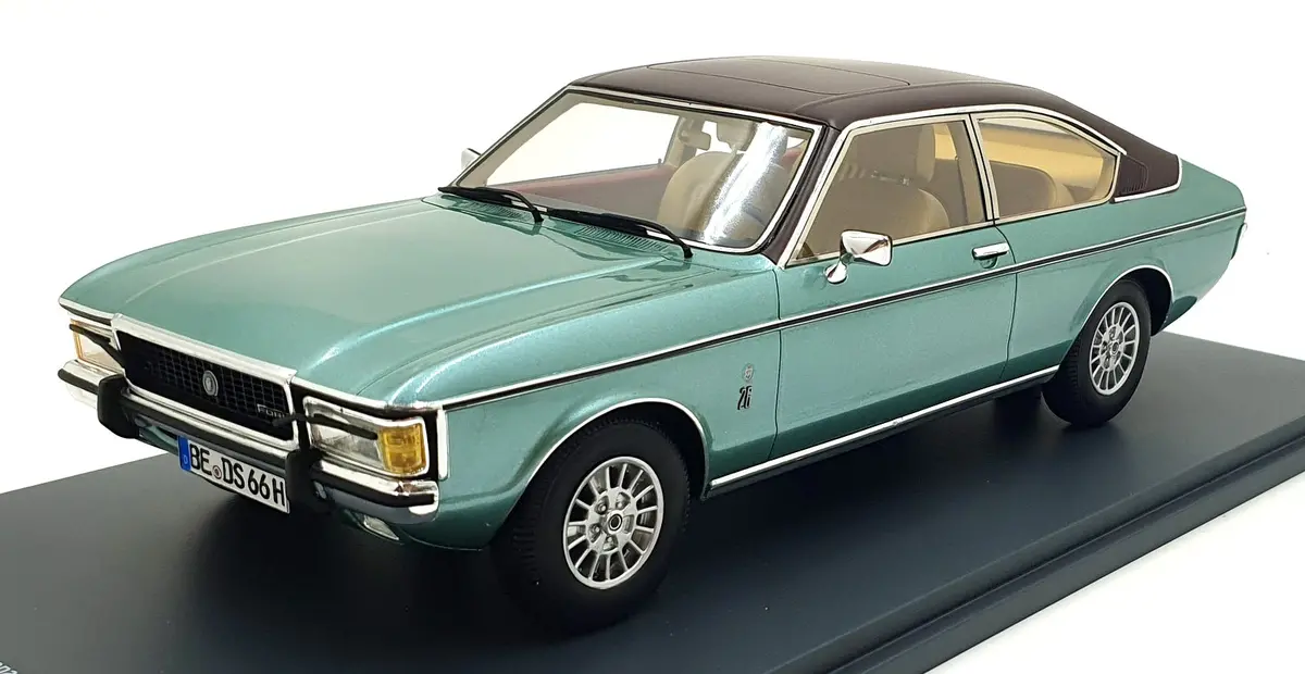 Schuco 1/18 Scale Resin 45 004 9200 - 1974 Ford Granada Coupe - Green 1