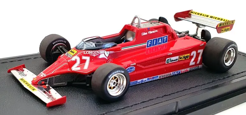 Gp Replicas 1/43 Scale Gp43-13B - 1981 Ferrari 126 Ck #27 Gilles Villeneuve 1