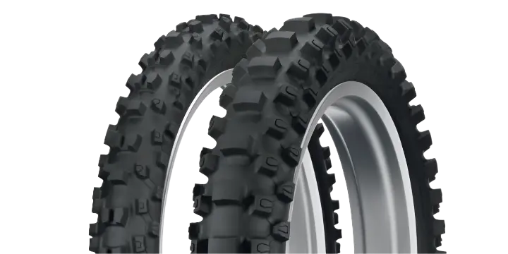 Dunlop Mx33 Soft/Int Tires For Emoto 1