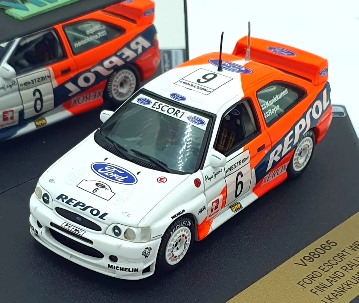 Vitesse 1/43 Scale V98065 - Ford Escort Wrc Finland Rally 1997 Kankkunen/Repo 1