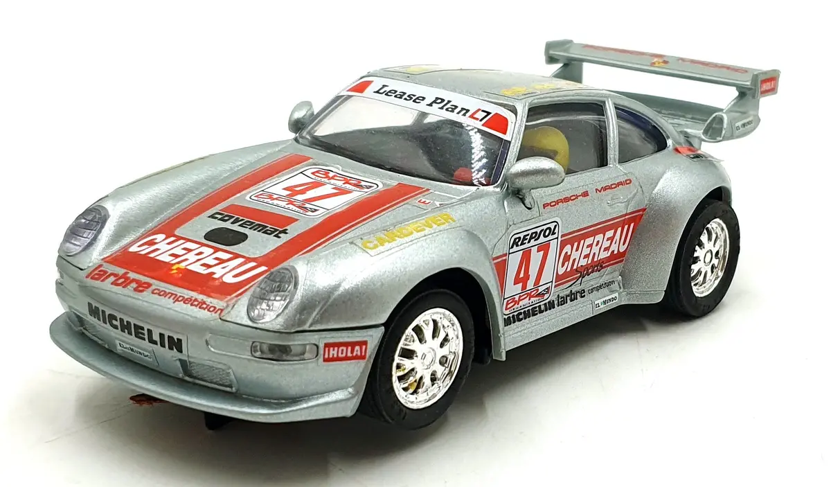 Matchbox Scx 1/32 Scale Slot Car 83490.20 - Porsche 911 #47 Chereau 1996 1