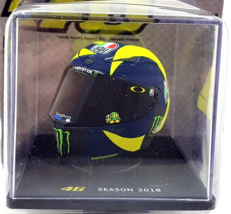 Altaya 1/5 Scale Mt9ala0001 Helmet Motogp Valentino Rossi 2018 Season #46 1