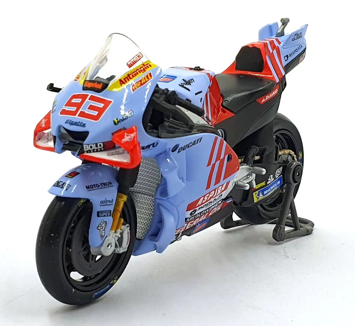 Maisto 1/18 Scale Diecast 36399 - Ducati Team Gresini Racing #93 Moto Gp 2024 1