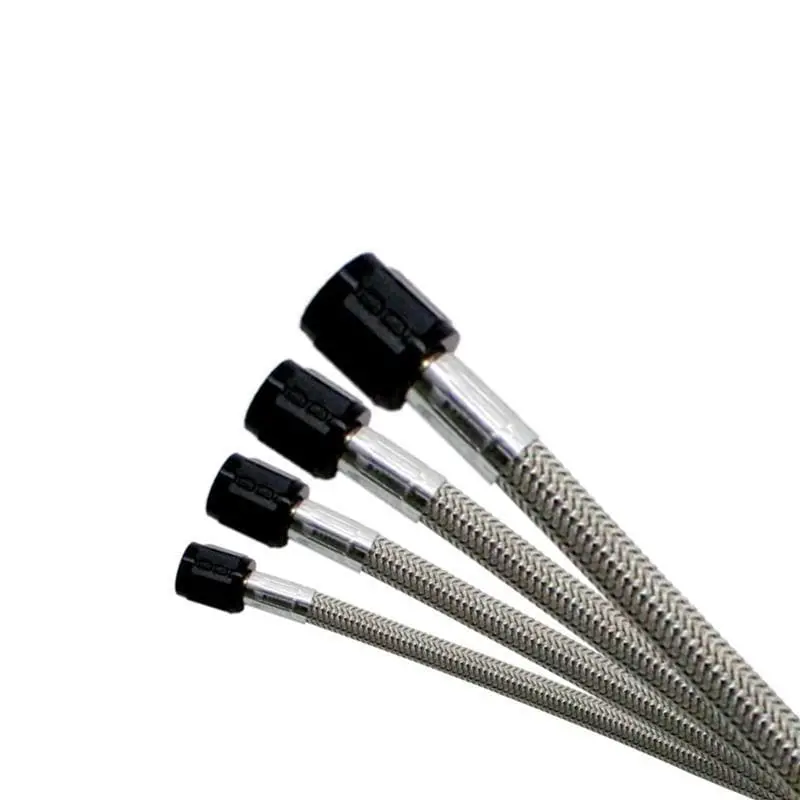 Nitrous Express 11118 Nitrous And Fuel Line Assembly – Pre-Flared Stainless Braided Hose Kit 1