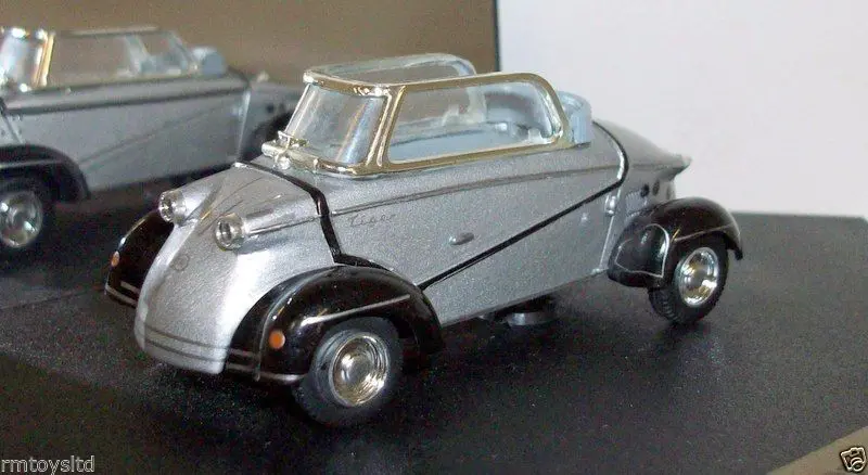 Vitesse 1/43 - V007 Messerschmitt Tg500 Kabriolimousine 1958 - Silver Met Black 1
