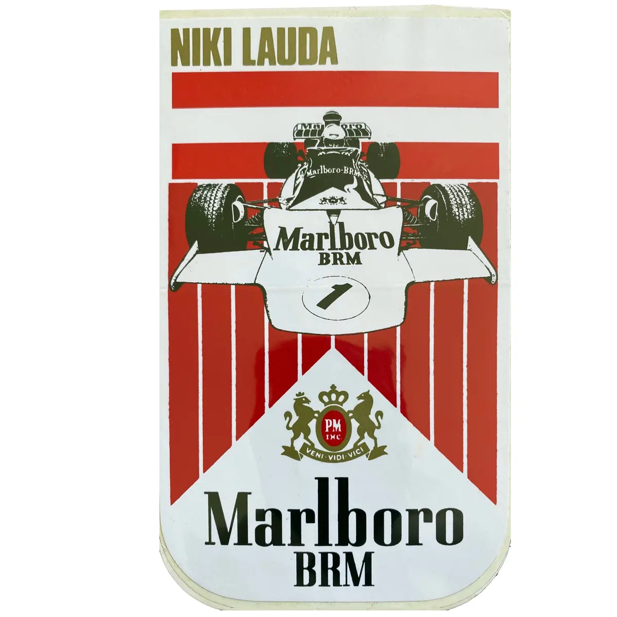 Marlboro Brm - Niki Lauda - Driver Sticker 1