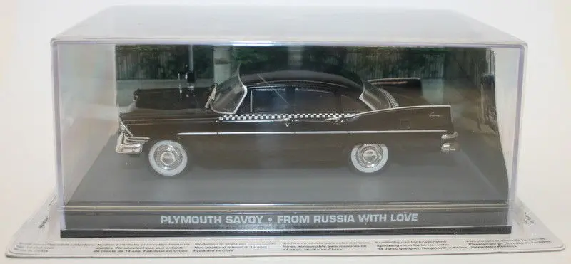 Fabbri 1/43 Scale 007 Bond Model - Plymouth Savoy - From Russia With Love 1
