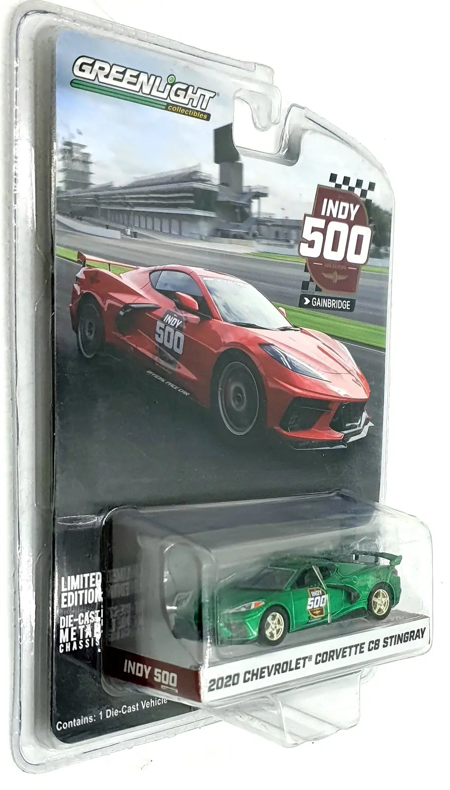 Greenlight 1/64 Scale 30227 - 2020 Chevrolet Corvette C8 Stingray - Met. Green 1