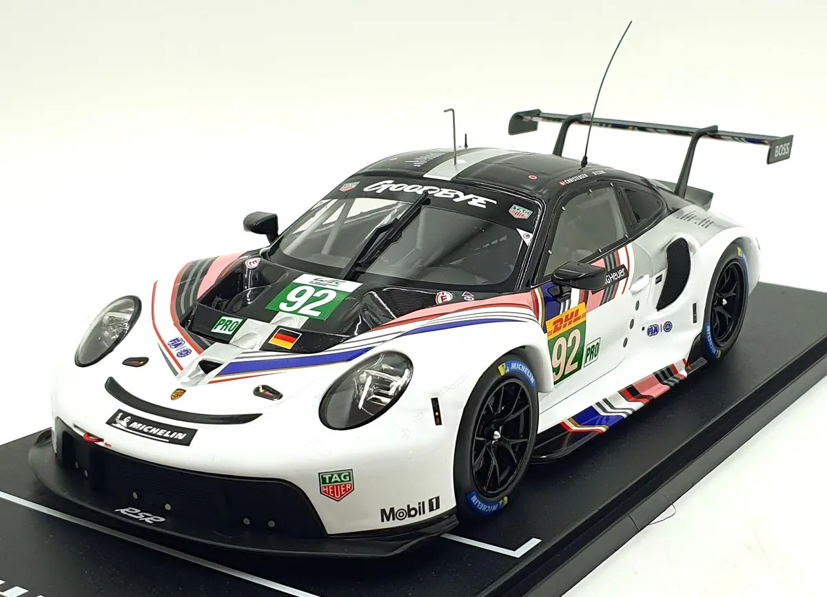 Ixo 1/18 Scale Legt18-23030 - Porsche 911 Rsr #92 Wec Race 8H Bahrain 2022 1