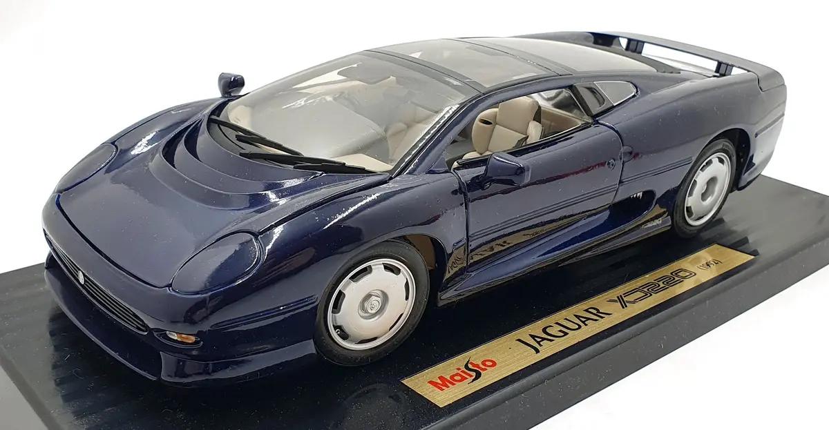 Maisto 1/18 Scale 31807 - Jaguar Xj220 1992 - Dark Blue 1