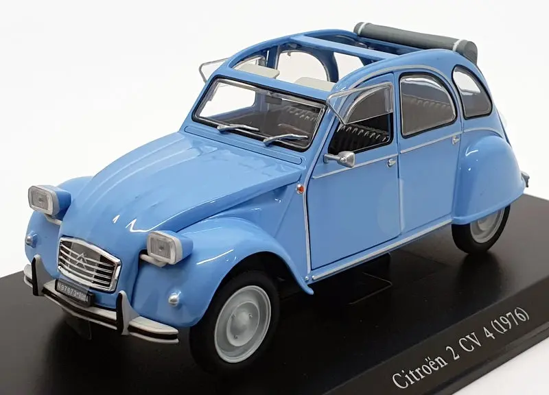 Leo Models 1/24 Scale Diecast - 1976 Citroen 2 Cv 4 - Blue 1