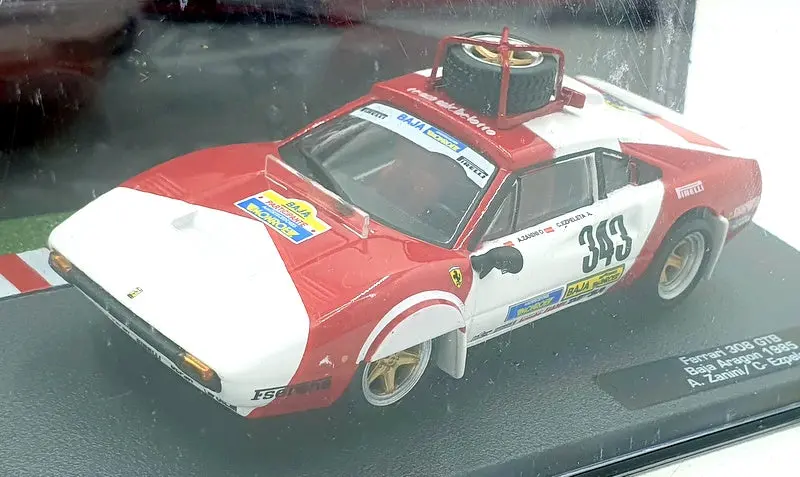 Altaya 1/43 Scale 30424C - Ferrari 308 Gtb #343 Baja Aragon 1985 1