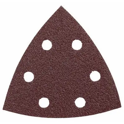 Bosch Sdtr040 3-3/4 In. 40 Grit 5 Pc. Detail Sander Abrasive Triangles For Wood 1