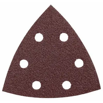 Bosch Sdtr180 3-3/4 In. 180 Grit 5 Pc. Detail Sander Abrasive Triangles For Wood 1