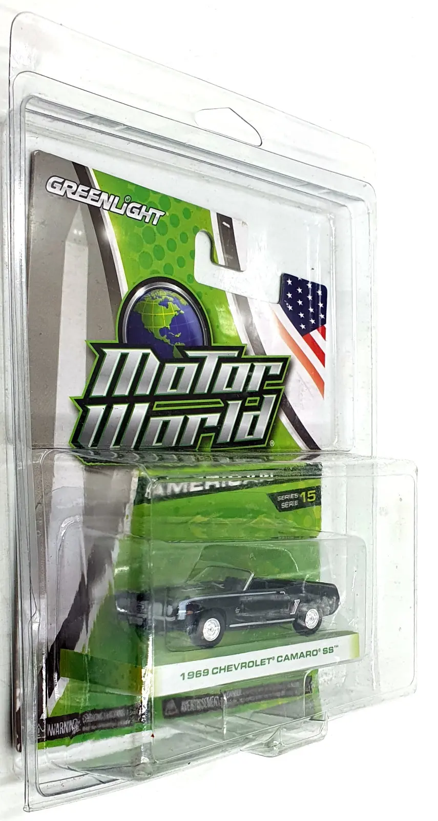 Greenlight 1/64 Scale 96150 - 1969 Chevrolet Camaro Ss - Black 1