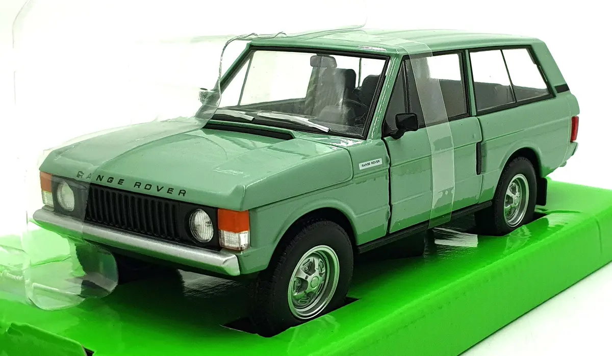 Welly Nex 1/24 Scale Diecast 24128W-Green - 1970 Land Rover Range Rover - Green 1