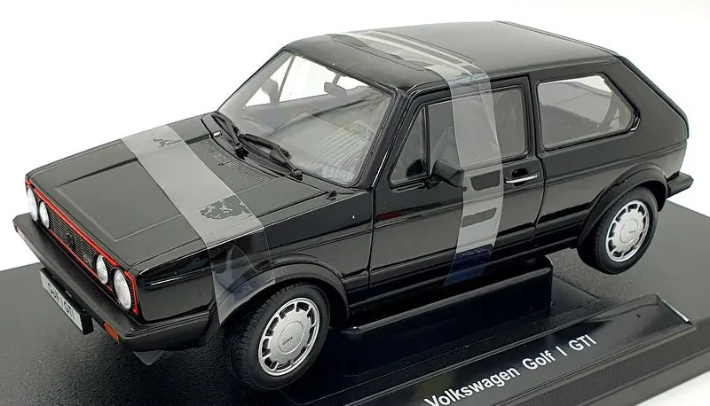 Welly 1/18 Scale 18039W - Volkswagen Golf I Gti - Black 1