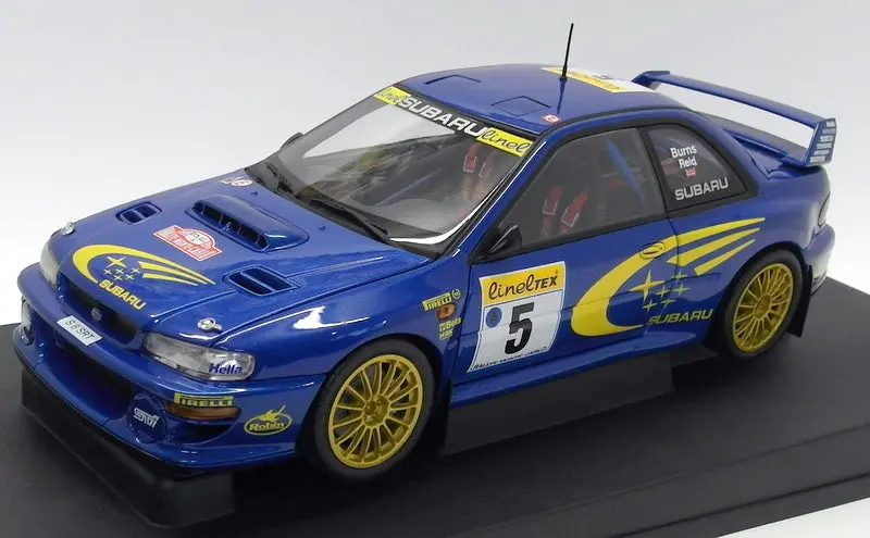 Autoart 1/18 Scale 89992 - Subaru Impreza Wrc Monte Carlo Rally Burns Reid #5 1