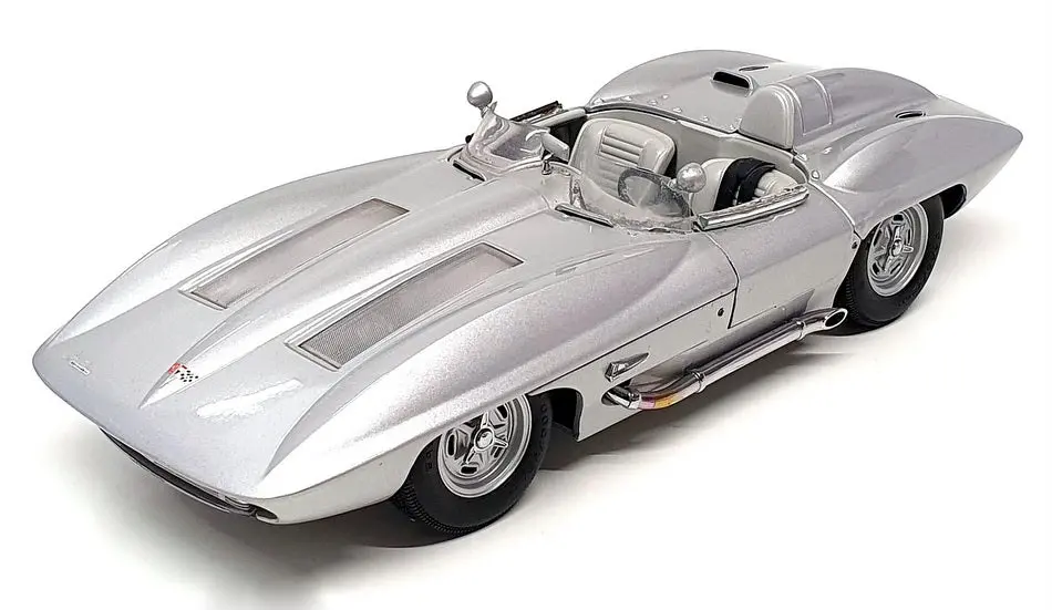 Autoart 1/18 Scale Dc12124b - 1959 Chevrolet Corvette Stingray - Silver 1