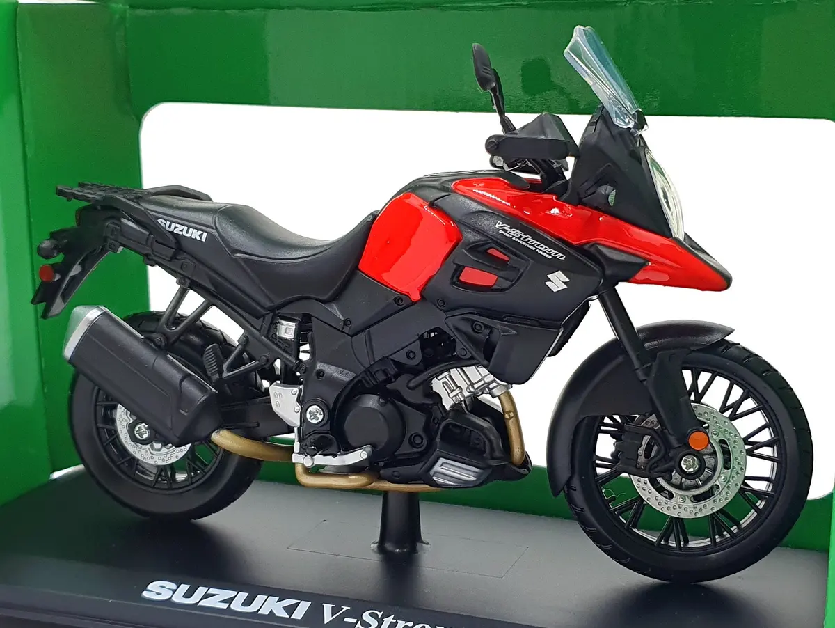 Maisto 1/12 Scale 32711 - Suzuki V-Strom 1000 - Black/Red 1