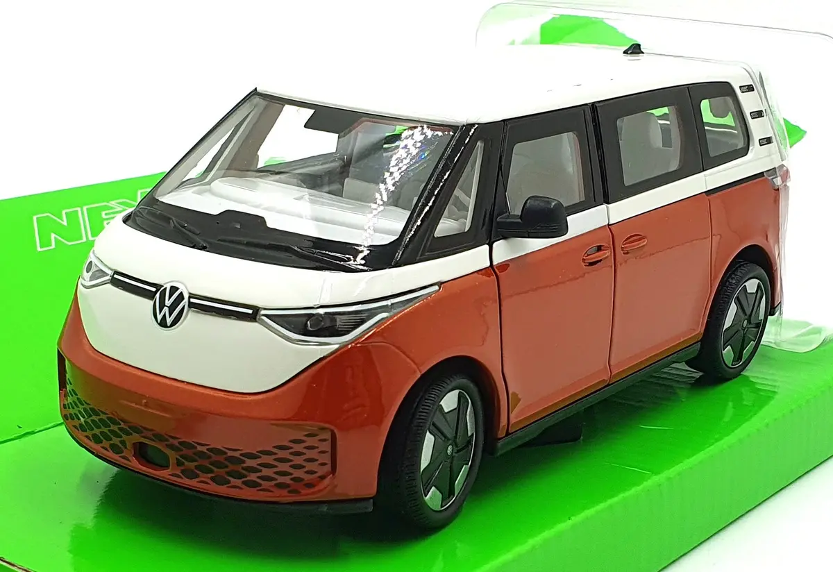 Welly Nex 1/27 Scale Diecast 24119Dt-W-Or - Vw Id Buzz - Orange 1