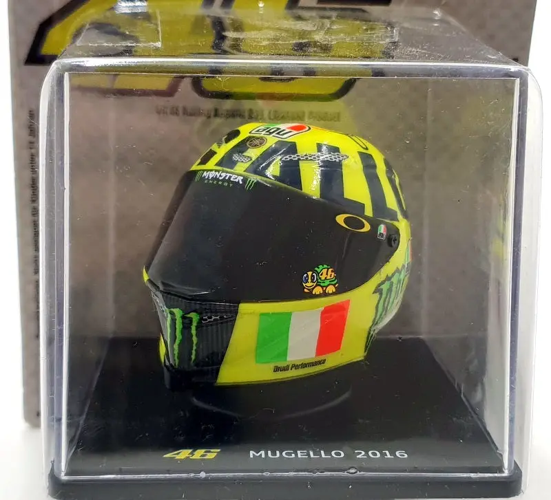 Altaya 1/5 Scale Mt9ala0003 Helmet Motogp Valentino Rossi Mugello 2003 #46 1