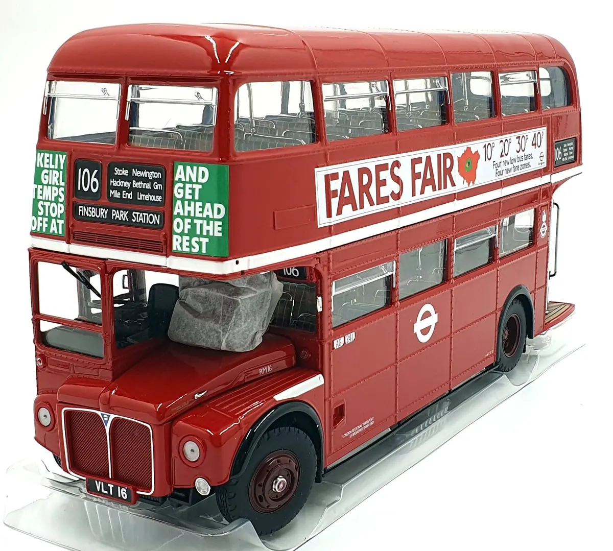 Sun Star 1/24 Scale 2944 - Aec Routemaster London Bus R106 Finsbury Park Station 1