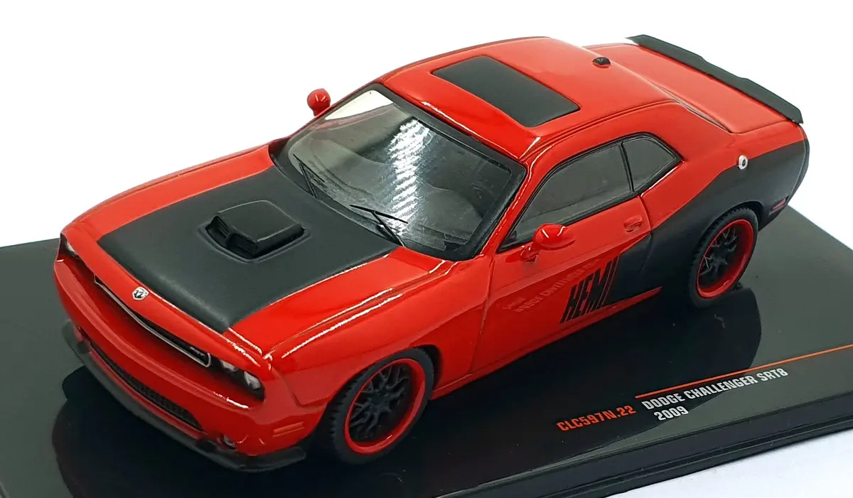 Ixo 1/43 Scale Clc597n.22 - 2009 Dodge Challenger Srt8 - Red 1