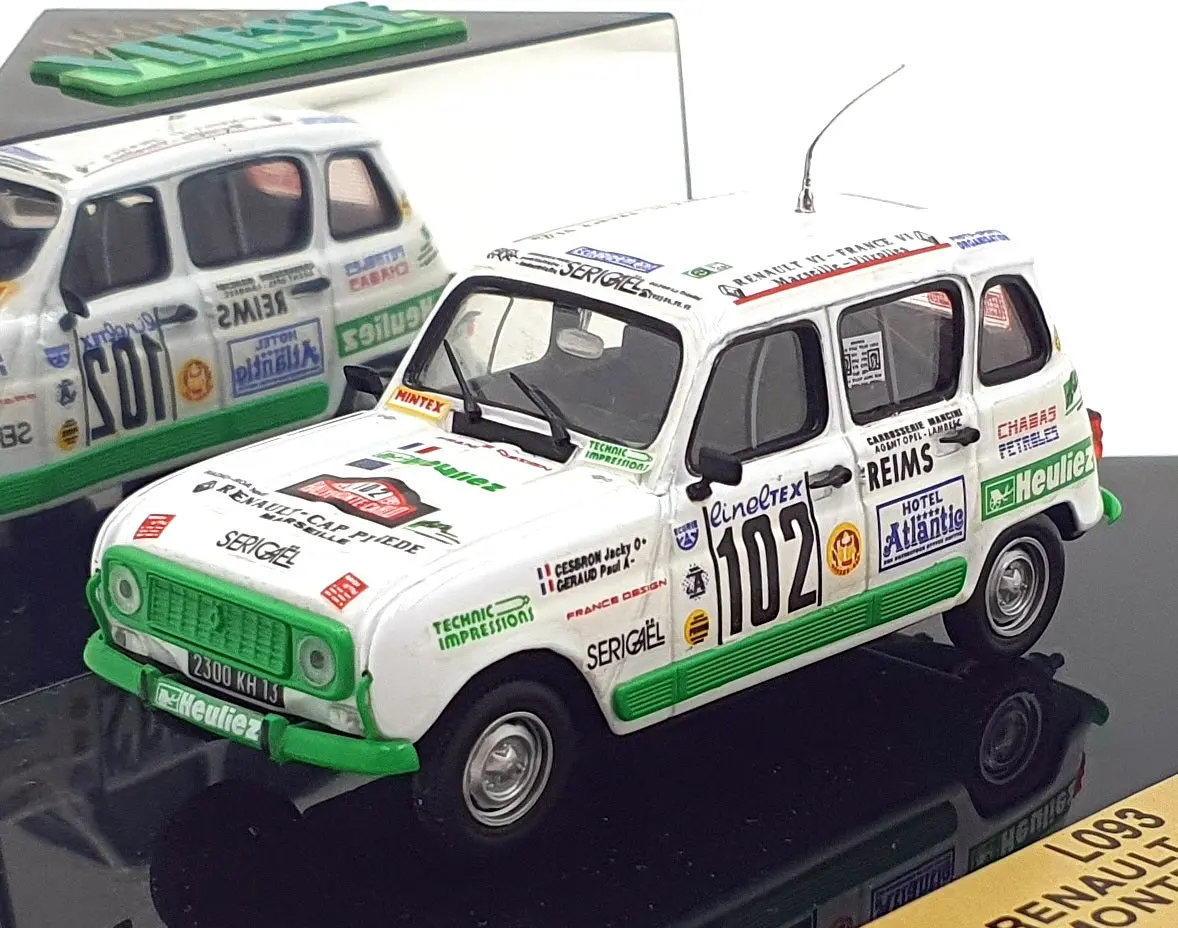 Vitesse 1/43 Scale L093 - Renault R4 Gtl #102 Mc 1993 1