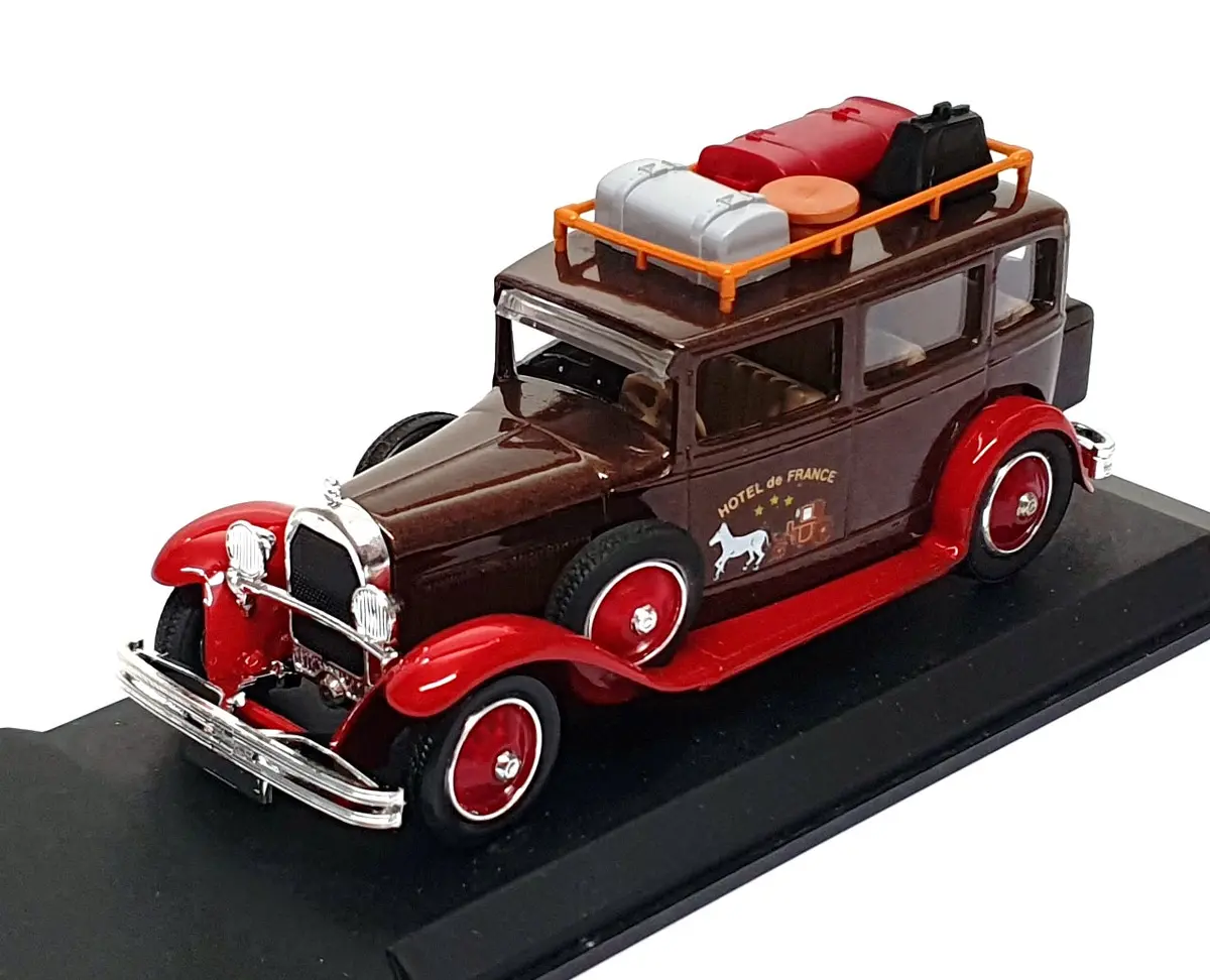 Eligor 1/43 Scale 1052 - 1930 Talbot Taxi Hotel De France - Brown/Red 1