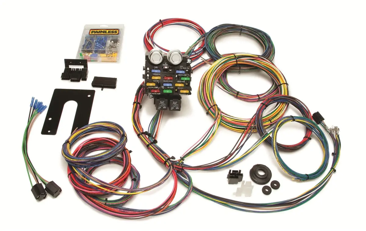 Painless Performance 50002 21-Circuit Pro Street Wiring Harness 1