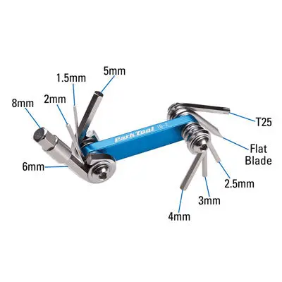 Park Tool Usa I-Beam Mini Folding Multi Tool 1