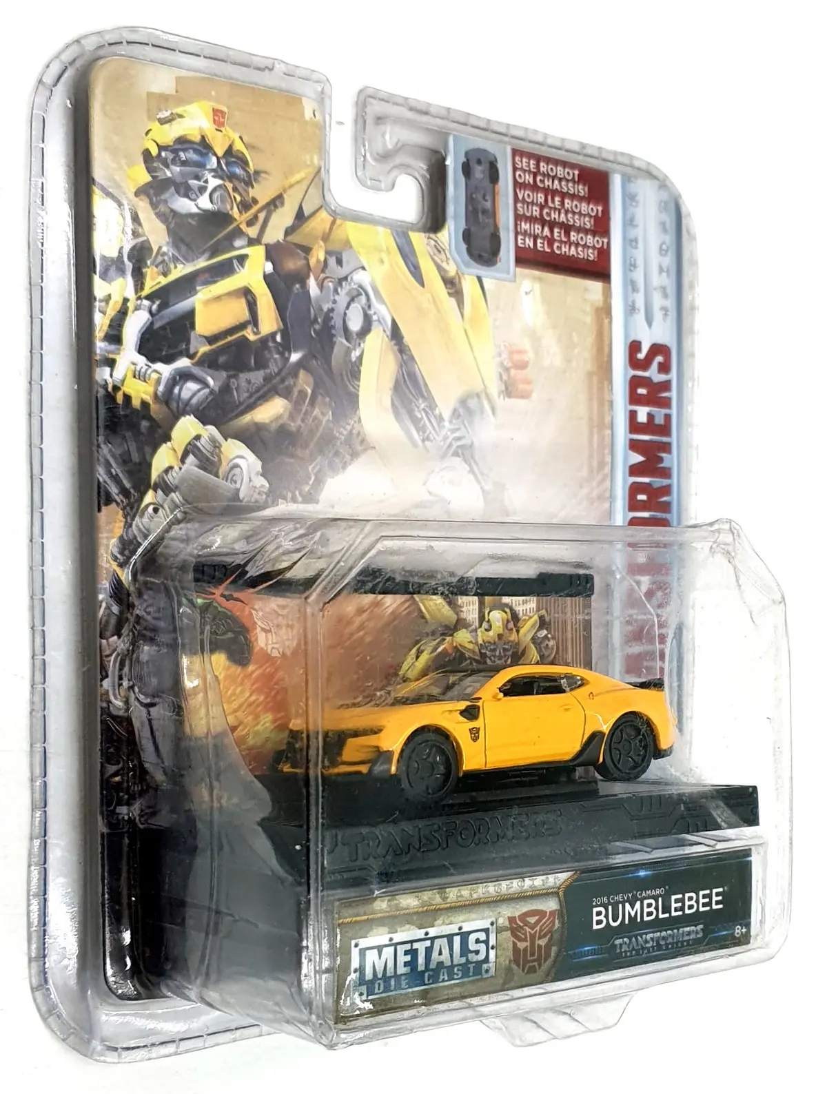 Jada Toys 1/64 Scale 98388 - 2016 Chevrolet Camaro Bumblebee - Transformers 1
