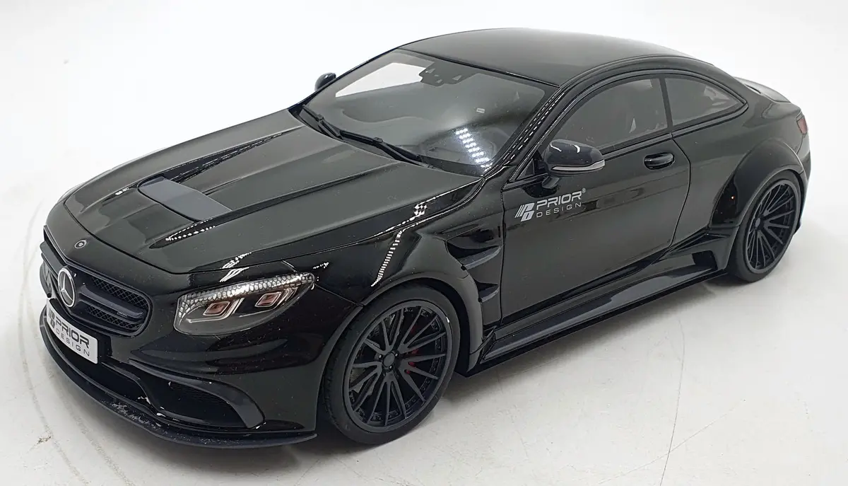 Gt Spirit 1/18 Scale Resin Gt297 - Mercedes-Benz S Class Prior Design - Black 1