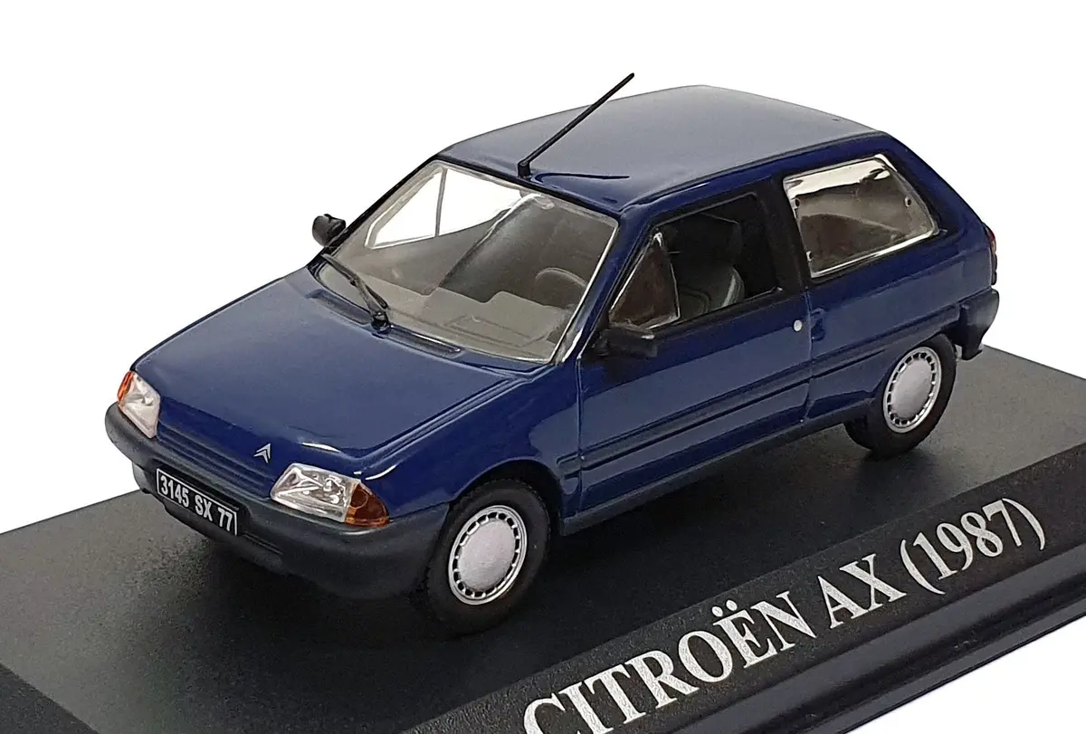 Altaya 1/43 Scale Diecast 3145B - 1987 Citroen Ax - Blue 1