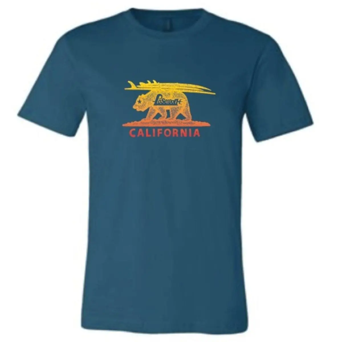 Poseidon California Bear Short Sleeve Tee - Teal 1