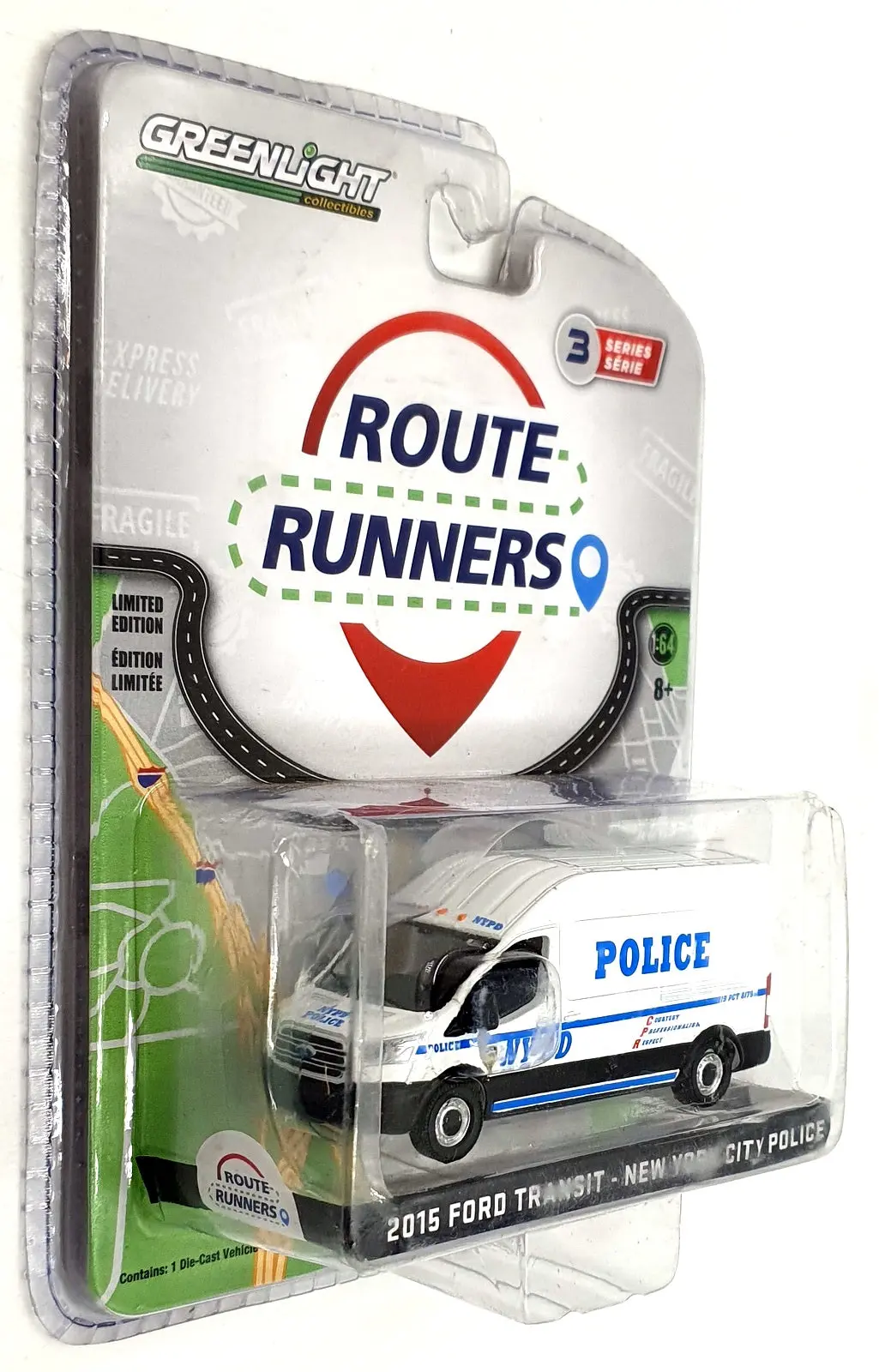 Greenlight 1/64 Scale 53030 - 2015 Ford Transport New York City Police 1