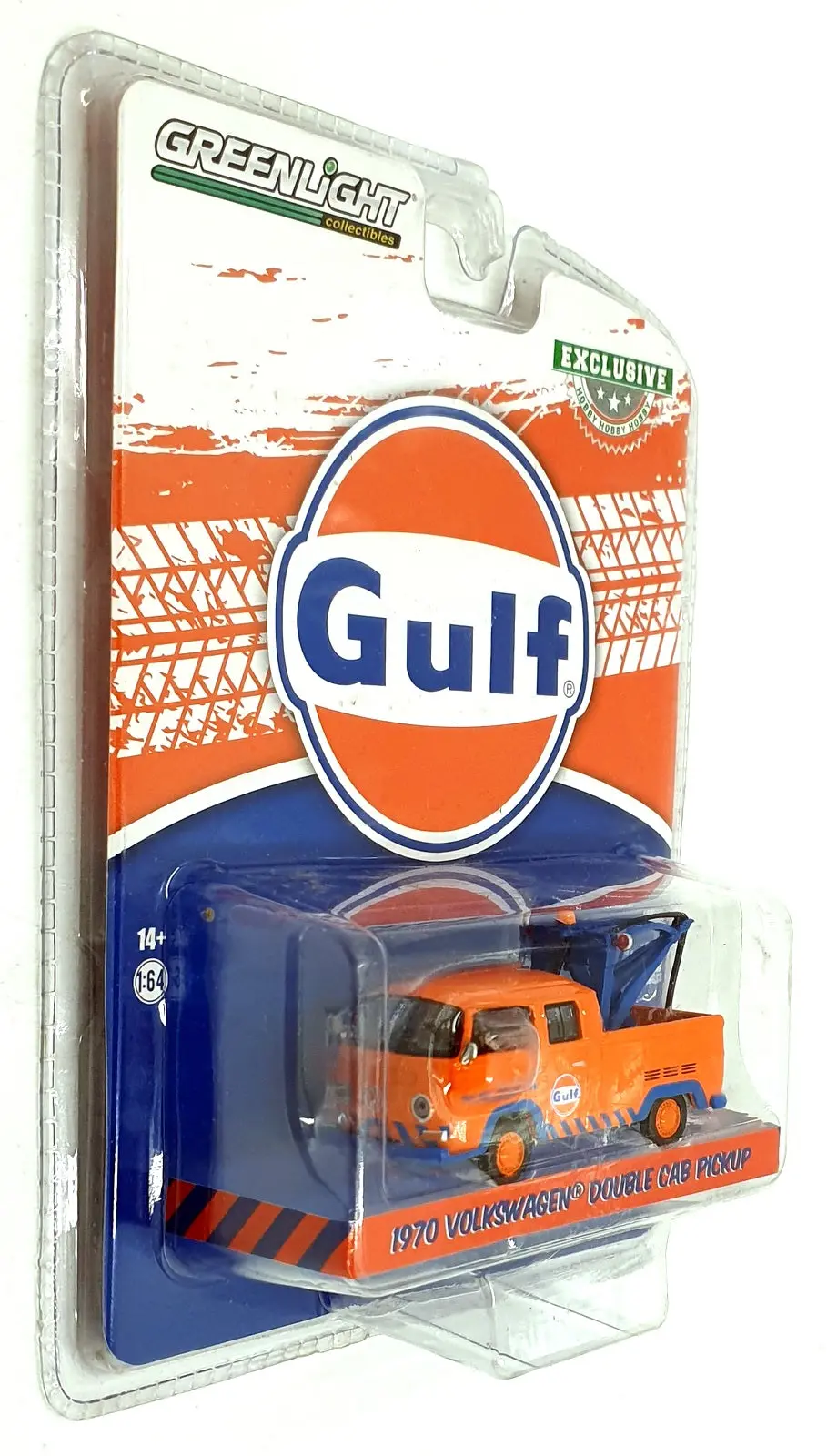 Greenlight 1/64 Scale 30412 - 1970 Volkswagen Double Cab Pickup Truck 1