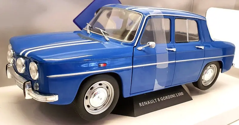Solido 1/18 Scale Model Car S1803604 - Renault 8 Gordini - Blue 1