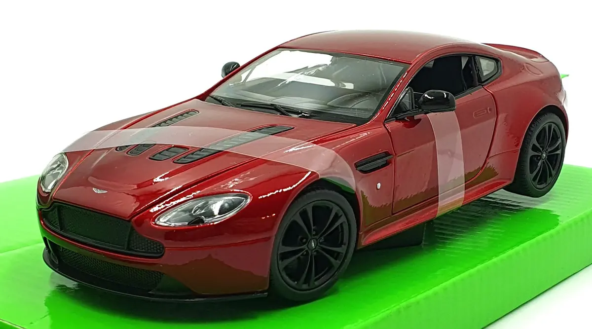 Welly Nex 1/24 Scale Diecast 24129W-T.Rd - Aston Martin Vantage - Met. Red 1