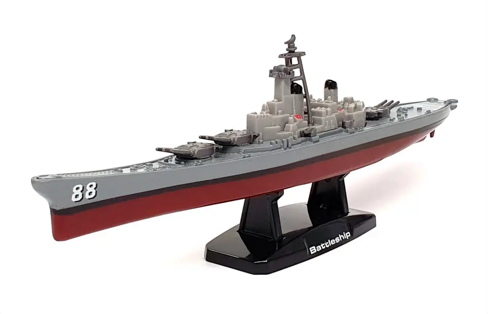 Motormax Appx 23Cm Long Diecast 76786 - Battleship - Grey/Brown 1