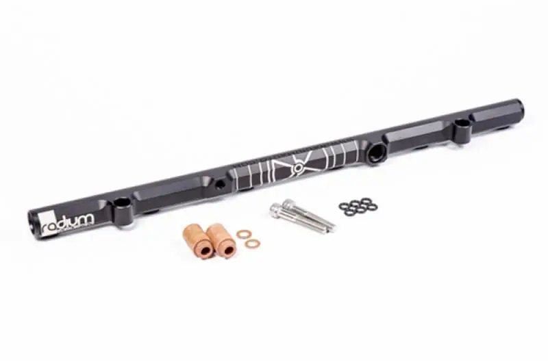Radium Engineering Anodized Aluminum Fuel Rail – 20-0217 For Custom Efi Installations 1