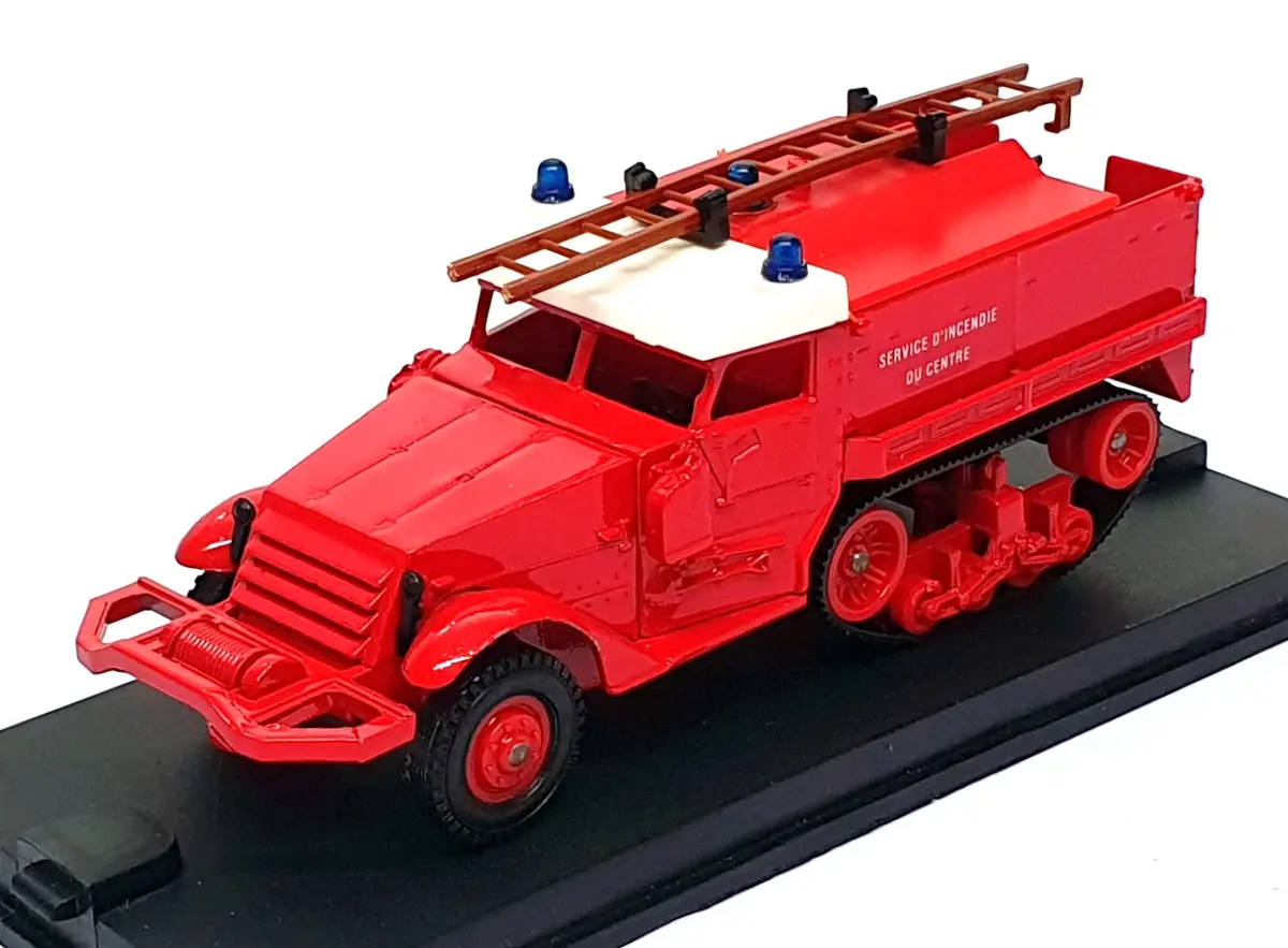 Verem 1/50 Scale Diecast 127 - M3 Half Track Fire Truck - Red 1