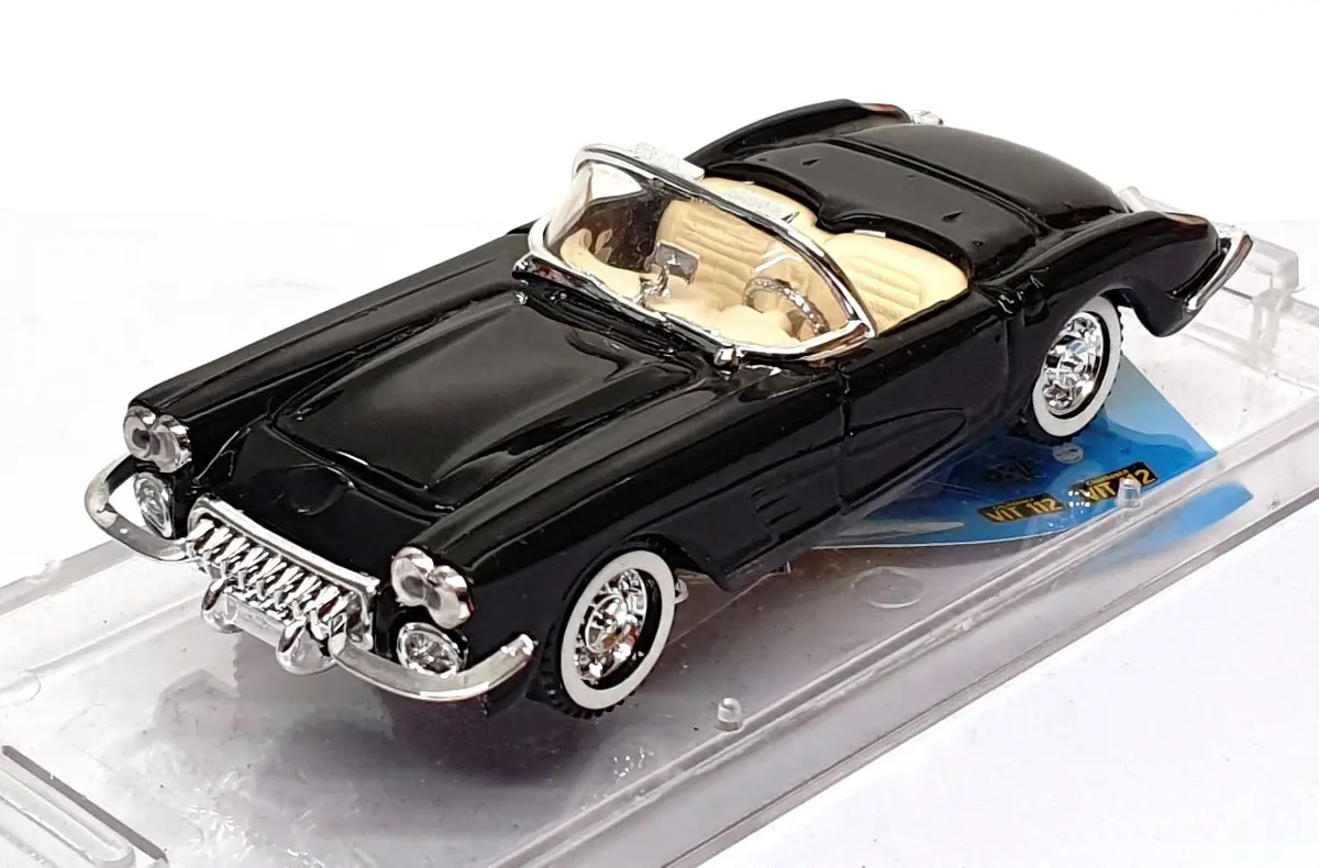 Vitesse 1/43 Scale 110 - 1960 Chevrolet Corvette Open Cabrio - Black 1