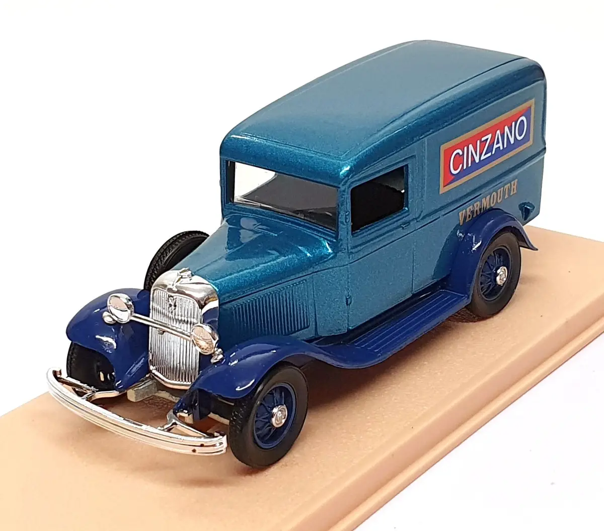 Eligor 1/43 Scale 43Fv8 - 1932 Ford V8 Delivery Van Cinzano - Met. Blue 1